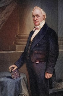 James Buchanan 1791 to 1868, 15th President of the United States 1857 to 1861, After a painting by
