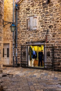 Alleys in the old town centre of Budva, Montenegro, Budva, Montenegro