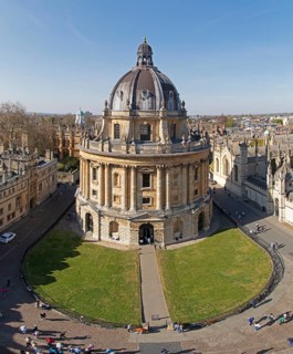 Radcliffe Camera Library, Photomerge, Oxford, England, Great Britain