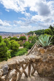 Park Guell by Antonio Gaudi, Park Gueell, Antonio Gaudi architect, Unesco World Heritage Site,