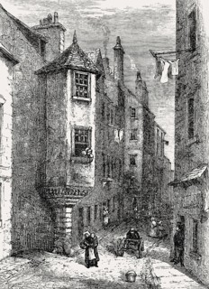 Cardinal Beaton's House, house of James Beaton, Archbishop of Glasgow, 16th century, Edinburgh,