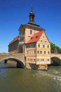 The Old Town Hall in the Regnitz, Bamberg, Upper Franconia, Bavaria, Germany