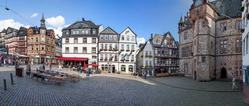 Historic Town Hall, market square, historic centre, Marburg, Hesse, Germany, Europe, Historisches