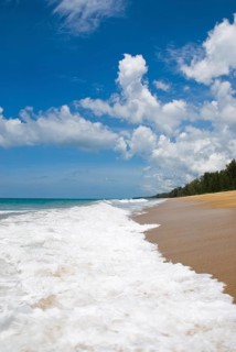 Mai Khao Beach in the north of the Thai holiday island Phuket, Thailand, Siam, Asia, Southeast