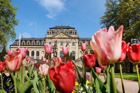 Castle Park, Fulda City Palace, Hesse, Germany
