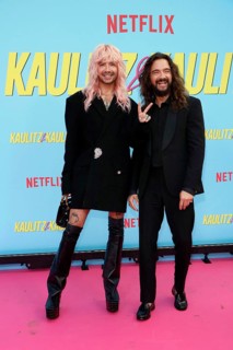 Bill and Tom Kaulitz at the premiere of the Kaulitz & Kaulitz (Netflix) reality series at the