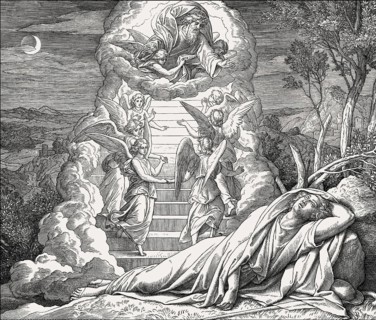 Jacob's Dream, Old Testament, by Julius Schnorr von Carolsfeld, 1860