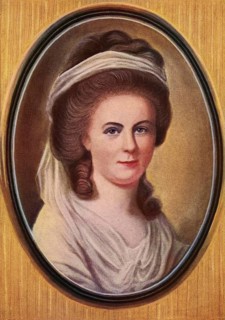 Charlotte Buff, 1753 to 1828, was a teenage acquaintance of the poet Goethe, who fell in love with