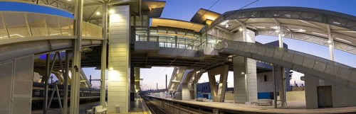 Israel, Lod train station platform