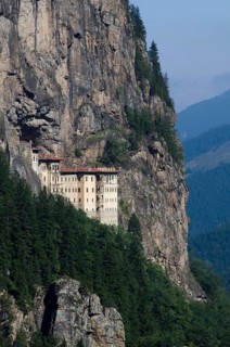 Sumela, Trabzon, Turkey September 6th 2014 Sumela a 1600 year old Greek Orthodox Monastery perched