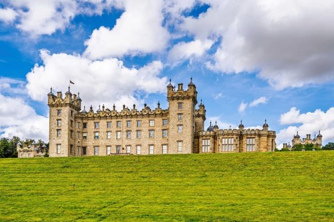 Floors Castle, Duke of Roxburghe, Roxburghshire, Scotland, UK