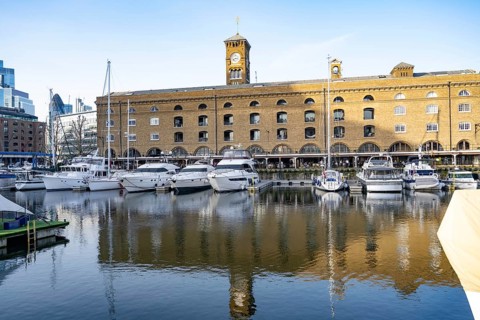 London, UK. February 25th 2026. St Katherine Marina, formally St Katherine Docks, part of the