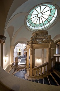 Neues Rathaus, interior view, Wilhelminian palace-like magnificent building in eclectic style,