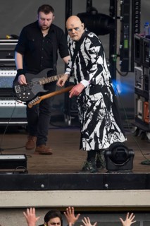 Billy Corgan, lead singer of The Smashing Pumpkins live on The World is a Vampire Tour at the
