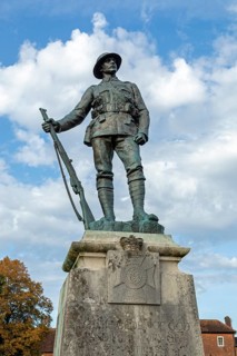 Grenadier Statue, Winchester, Hampshire, England, United Kingdom