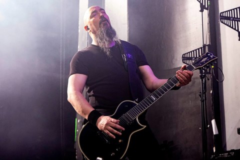 Aaron Aedy, guitarist from Paradise Lost live on Ascension of Europe Tour - Pt 2 at Capitol