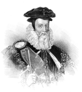 William Cecil, 1. Baron Burghley oder Burleigh, 1520-1598, englischer Staatsmann, Hauptberater von