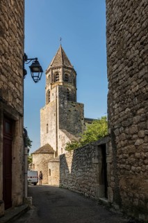 Romanesque church of St-Michel, La Garde-Adhémar, Plus beaux villages de France, Département Drôme,