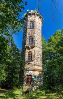 König-Johann-Turm, observation tower near Dippoldiswalde, Saxony, Germany
