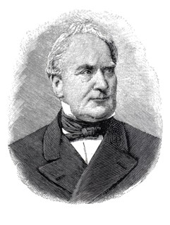Alexander Beheim-Schwarzbach, deceased 20 March 1900 (?), German pedagogue, reproduction of an