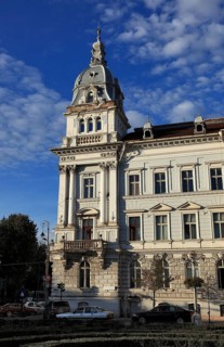 Banat, city of Arad, city centre, Csanad Palace on City Hall Square, Romania