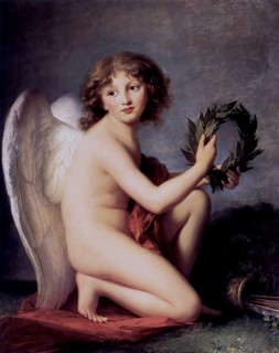 Elisabeth Louise Vigee-Lebrun, Lubomirski, Heinrich Fürst, as Angel, Historical, digitally restored