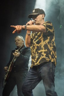 Kai Havaii Schlasse, singer of Extrabreit live at Hole44 in Berlin on 29 December 2024