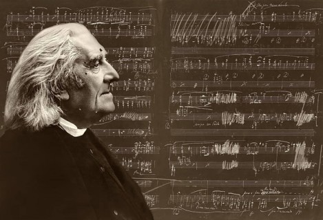 Portrait of Franz Liszt, 1811-1886, Hungarian composer, virtuoso pianist, photograph by Nadar,