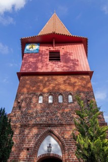 Church, Altefähr, Island of Rügen, Mecklenburg-Western Pomerania, Germany