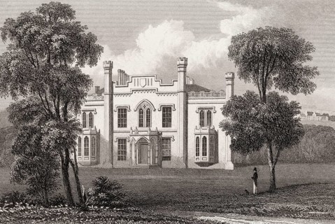 Kincardine Castle, near Auchterarder in Perth and Kinross, 19th century, from Modern Athens by Th.