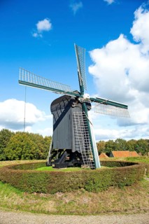 Windmill, Fortress, Bourtange, Netherlands