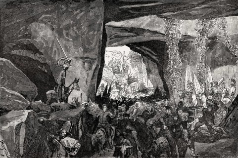 Carnival at Cervara grotto, Italy, 19th Century