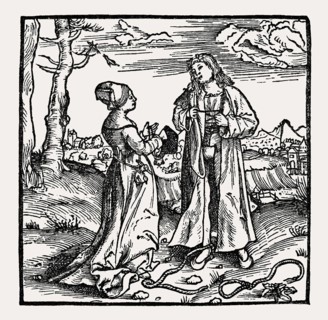 A sheet from the book, De Fide concubinarum in sacerdotes, Jakob Wimpfeling 1502, facsimile 19th