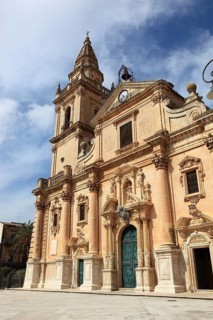 Ragusa, Ragusa Superiore district, Cathedral of San Giovanni Battista in the Upper Town, Sicily,