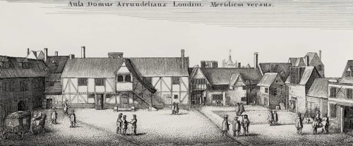 Arundel House, London, UK, after Hollar, 1646