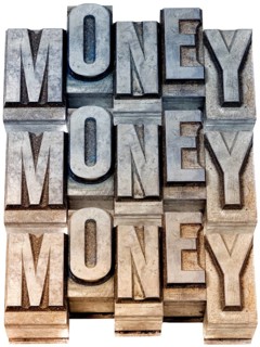 Hot metal printing setting, old letters made of lead for letterpress printing, Lettern aus dem