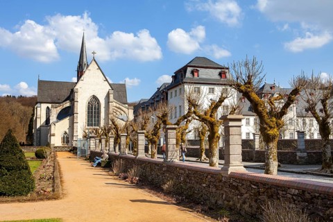 Marienstatt Abbey, Streithausen, Westerwald hills, Rhineland-Palatinate, Germany