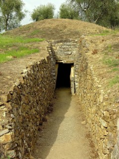 Etruscan tomb, tumulus, Tomba del Diavolino II, Devil II, excavations of antiquity, necropolises,