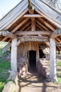 Bread bakery in a medieval village, Bokenode, Fürstenberg, Germany