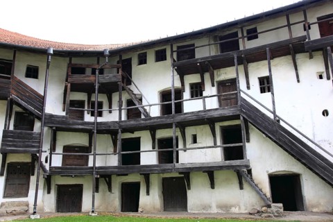 Fortified church of Tartlau, Prejmer, over 270 chambers on four floors are built into the interior