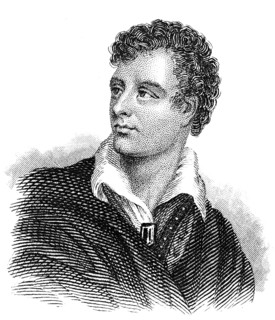 George Gordon Noel Byron, 6th Baron Byron of Rochdale, 1788 - 1824, a British poet, Portrait von