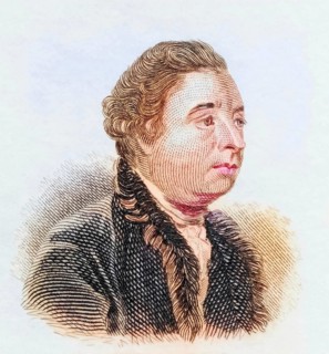 John Hawkesworth, (born (1715?-1773), British writer, coloured woodcut from Crabbe's Historical