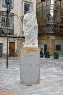 Statue of Augustus, Roman, Cartagena, Region of Murcia, Spain