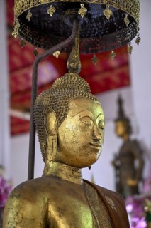 Buddha statue in Wat Arun, Temple of Dawn, Bangkok, Thailand