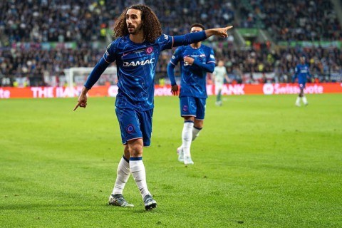 WROCLAW, POLAND - MAY 28, 2025: UEFA Conference League Final Football match Real Betis - Chelsea.