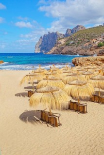San Vincente beach (Cala San Vincente), Mallorca, Balearic Islands, Spain