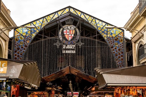 The Mercat de Sant Josep de la Boqueria is Barcelona's most famous market