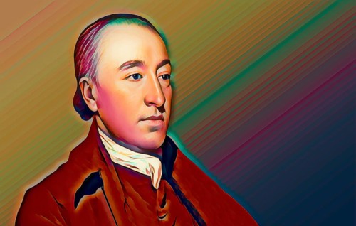 Portrait of James Hutton, 1726 – 1797, Scottish geologist, agriculturalist, chemical manufacturer,