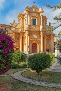San Domenico church, Noto Valley, Sicily, Italy