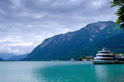 Excursion boat at Achensee, Pertisau, Tyrol, Austria